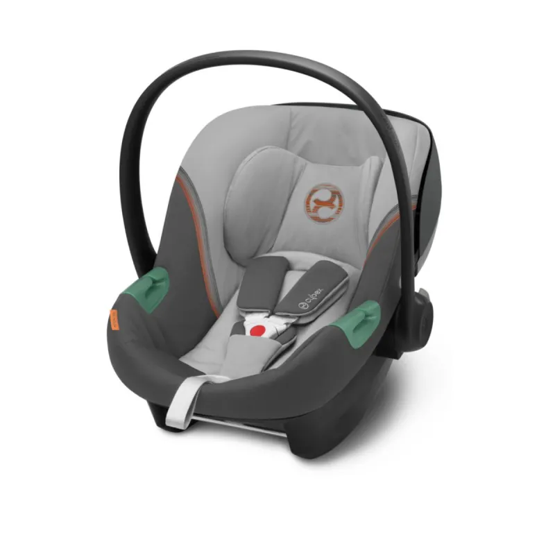 CYBEX AUTOSJEDALICA ATON S2 I-SIZE LAVA GREY MID GREY 522001945 I ATON BAZA 2-FIX BLACK BLACK 513126002