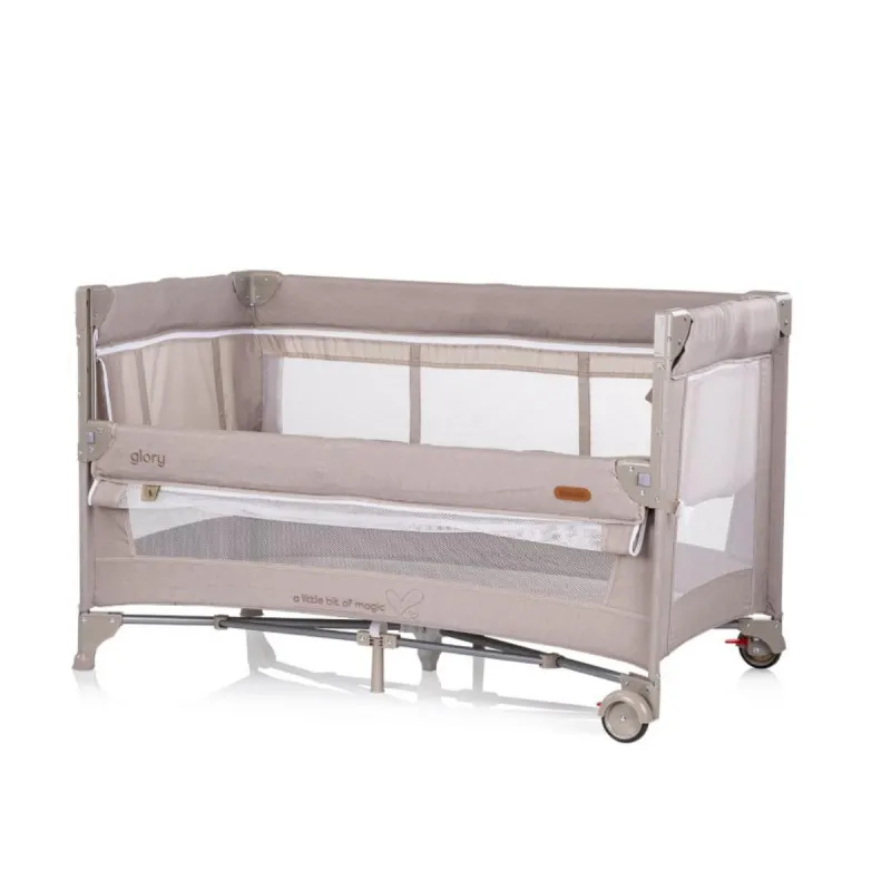 CHIPOLINO VIKEND KREVET GLORY TIRAMISU KOSIGL2501TR I PREKLOPIVI DUSEK LIGHT GREY 31107020048