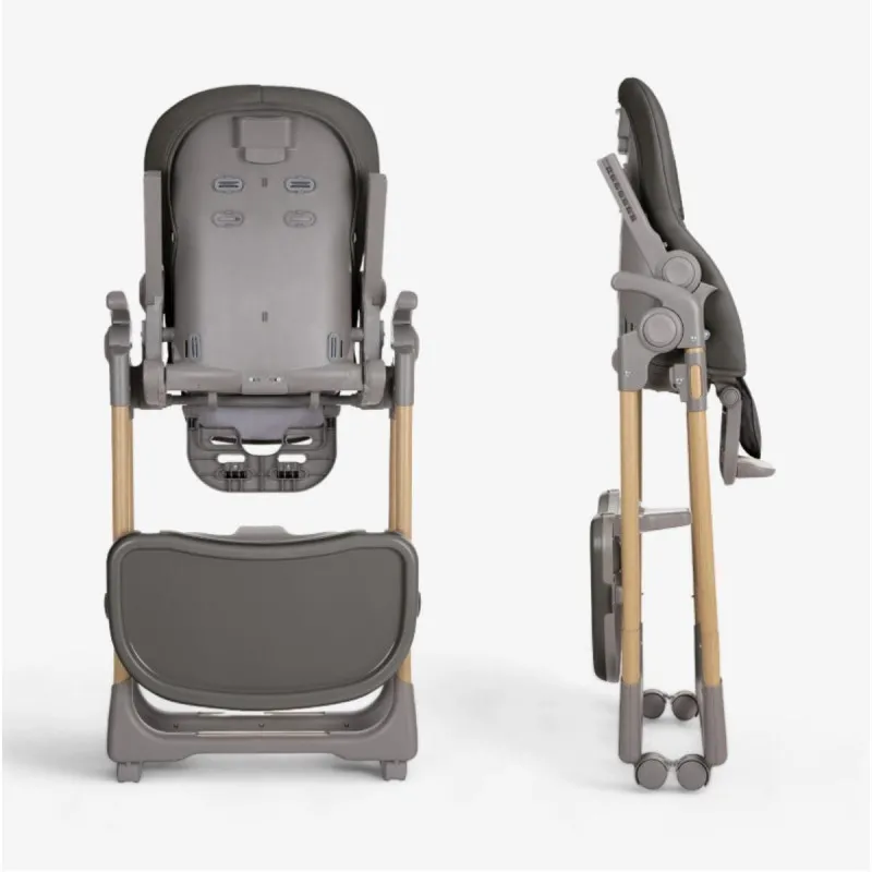 KIKKA BOO STOLICA ZA HRANJENJE OLIVE DARK GREY 31004010180