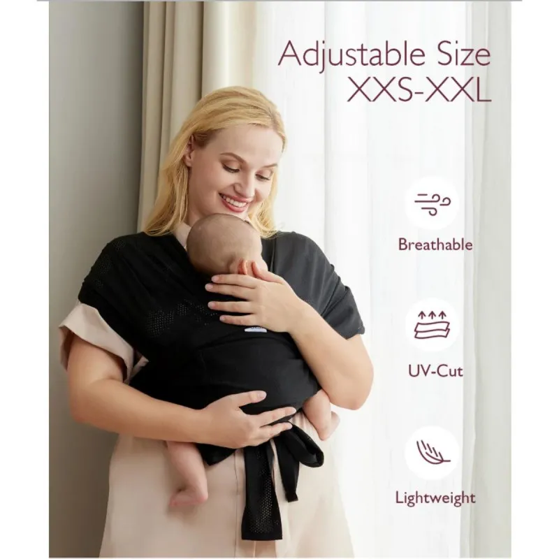 MOMCOZY KENGUR NOSILJKA BLACK CR001-BL00NB-A M20SSCJ01 