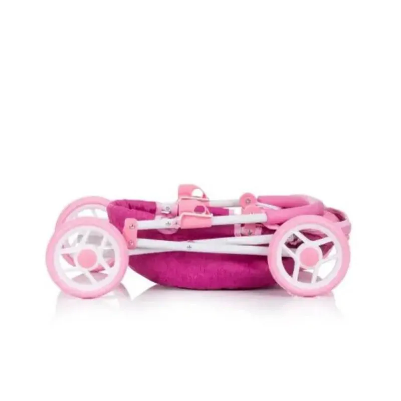 CHIPOLINO KOLICA ZA LUTKE DAISY PINK LINEN KZKDZ02402PP