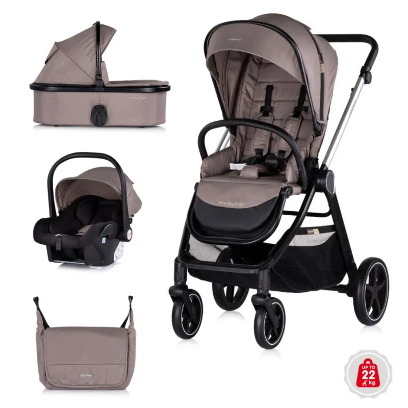 CHIPOLINO KOLICA MARBELLA TIRAMISU 3U1 KKMRB02503TR 