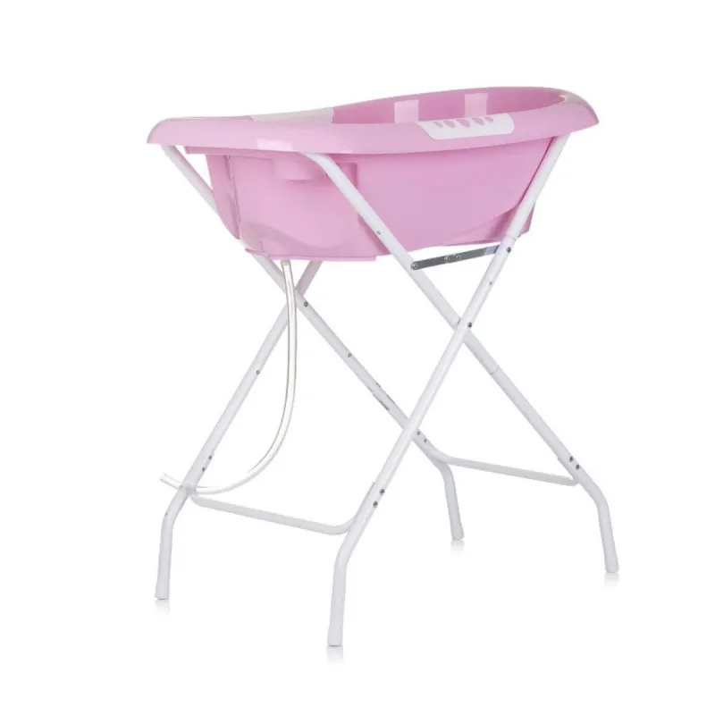 CHIPOLINO KADA NOEMI PINK SA STALKOM I DODATAK ZA KUPANJE PINK I POSUDA ZA POLIJEVANJE LITTLE FISH PINK