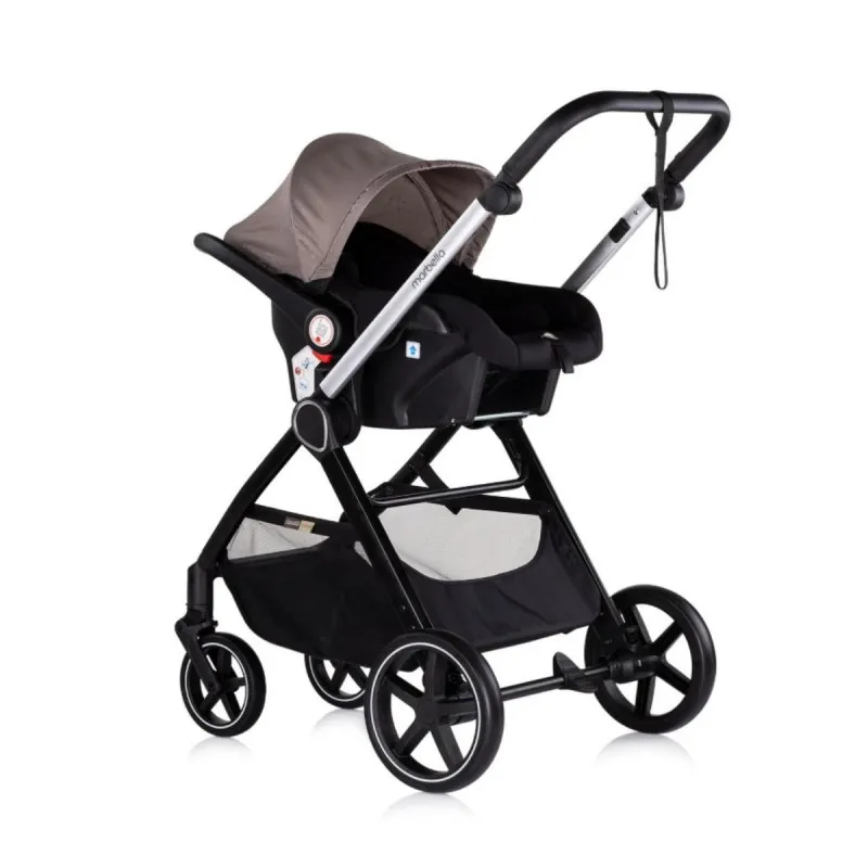 CHIPOLINO KOLICA MARBELLA TIRAMISU 3U1 + BAZA ZA AUTOSJEDALICU 
