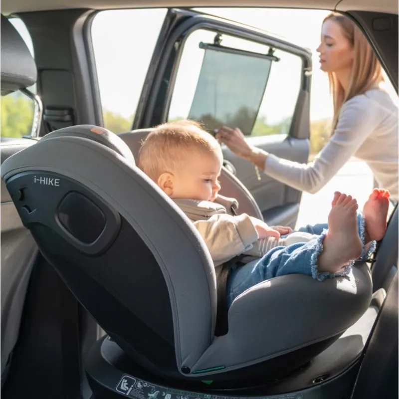 KIKKA BOO AUTOSJEDALICA I-HIKE I-SIZE DARK GREY 2025 31002100078