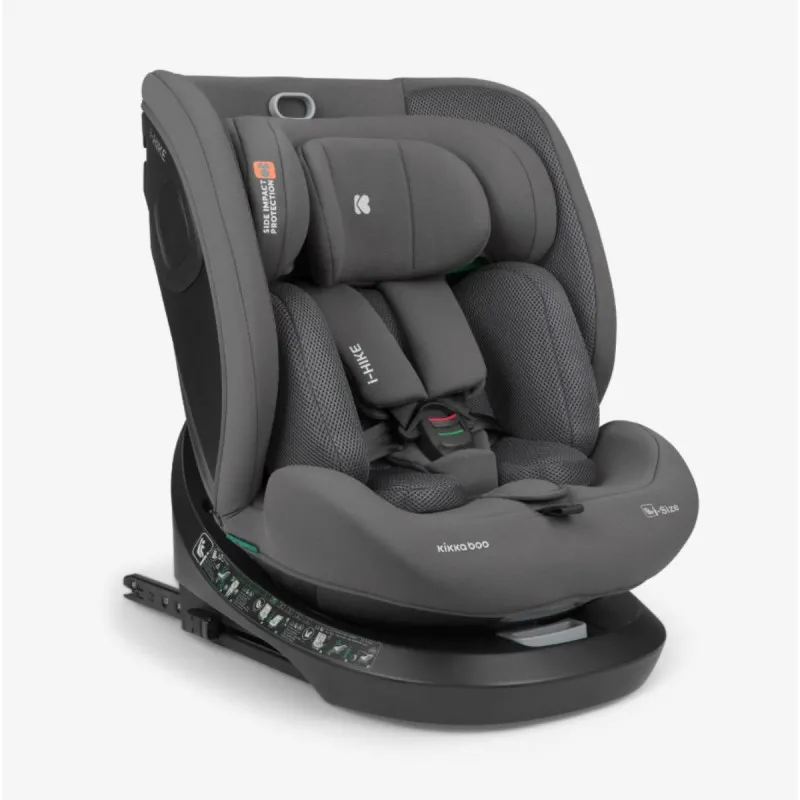 KIKKA BOO AUTOSJEDALICA I-HIKE I-SIZE DARK GREY 2025 31002100078
