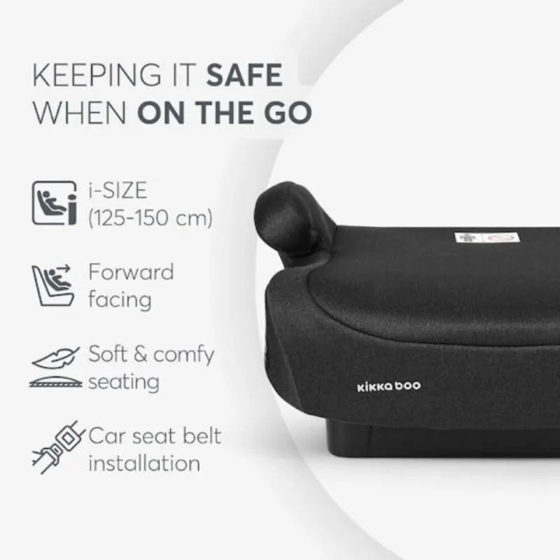 KIKKA BOO AUTOSJEDALICA I-GO I-SIZE BLACK 41002160011 
