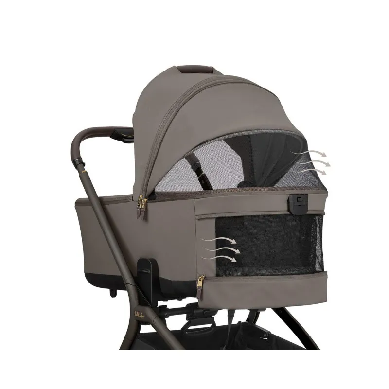 KIKKA BOO KOLICA GOYA 3U1 MOCCA I SJEDALICA I-CLASS I-SIZE NOIR 
