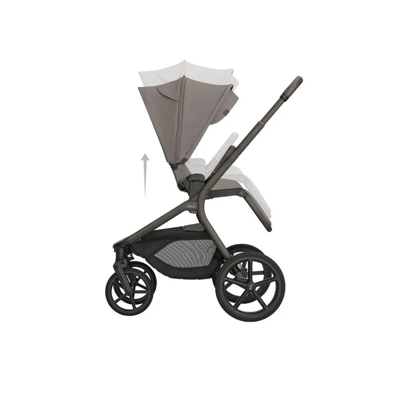 KIKKA BOO KOLICA GOYA 3U1 MOCCA I SJEDALICA I-CLASS I-SIZE NOIR 