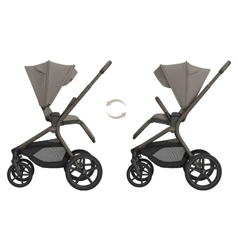 KIKKA BOO KOLICA GOYA 3U1 MOCCA I SJEDALICA I-CLASS I-SIZE NOIR 