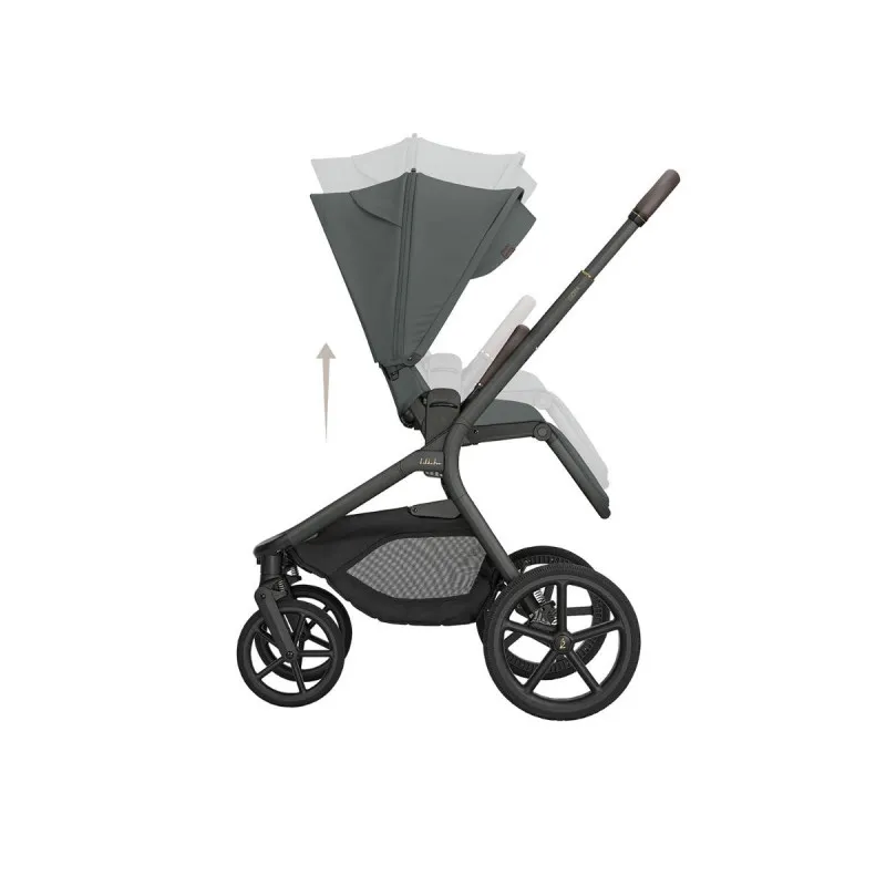 KIKKA BOO KOLICA GOYA 3U1 PLATINUM OLIVE I SJEDALICA I-CLASS I-SIZE NOIR 
