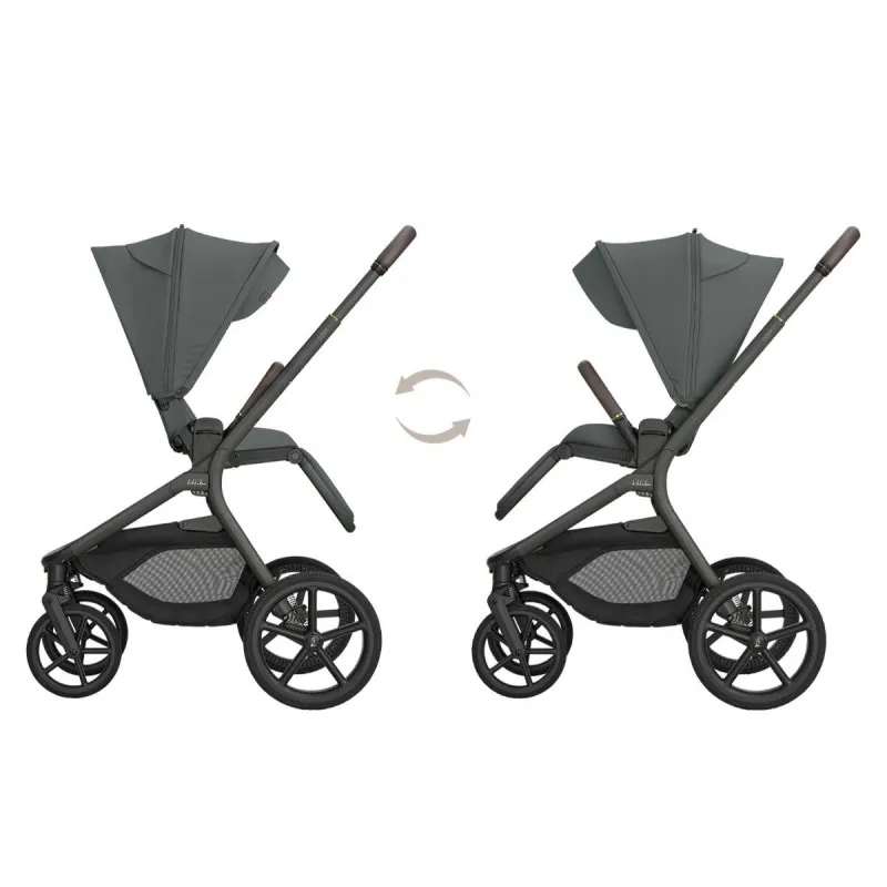 KIKKA BOO KOLICA GOYA 3U1 PLATINUM OLIVE I SJEDALICA I-CLASS I-SIZE NOIR 