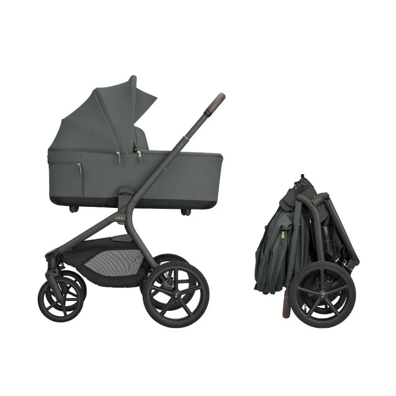 KIKKA BOO KOLICA GOYA 3U1 PLATINUM OLIVE I SJEDALICA I-CLASS I-SIZE NOIR 