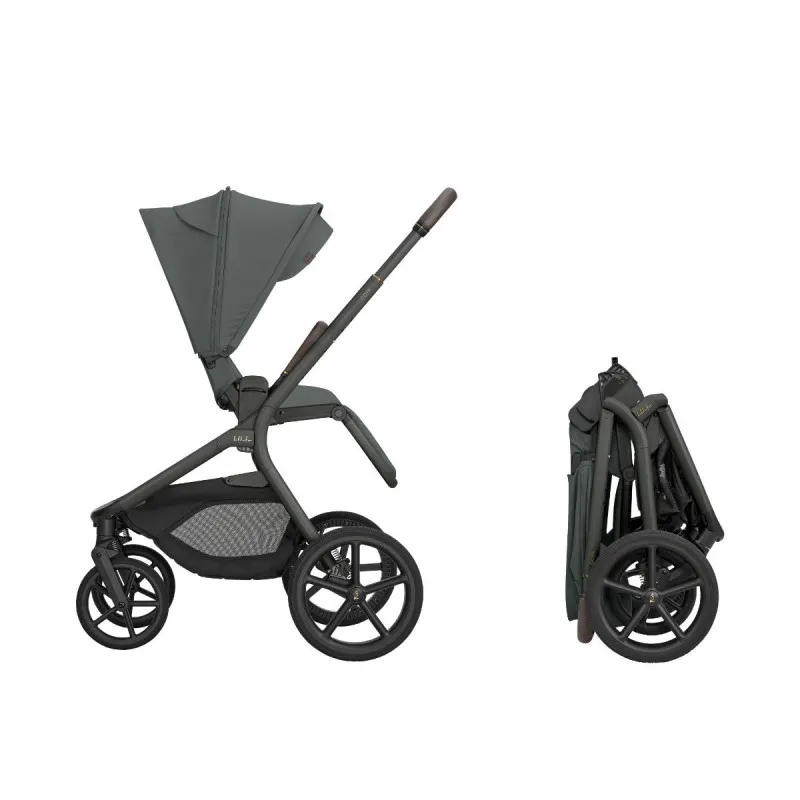 KIKKA BOO KOLICA GOYA 3U1 PLATINUM OLIVE I SJEDALICA I-CLASS I-SIZE NOIR 