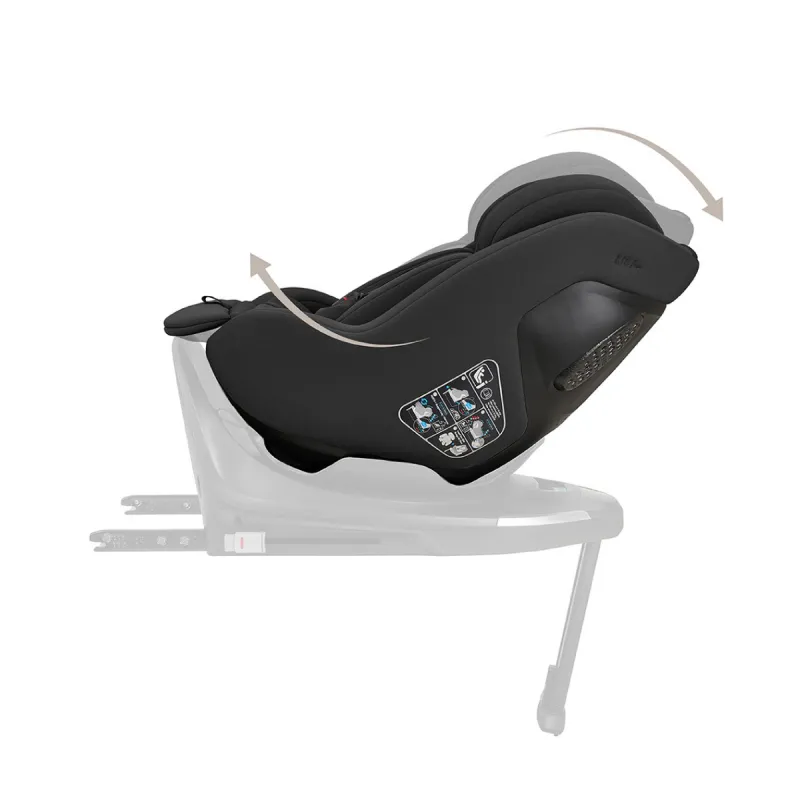 KIKKA BOO AUTOSJEDALICA I-CLASS PLUS I-SIZE NOIR 31002110001 + ROTIRAJUCA ISOFIX BAZA I-CLASS 360