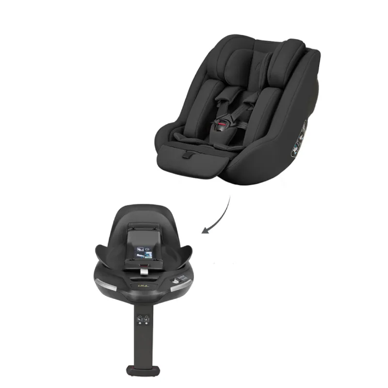 KIKKA BOO AUTOSJEDALICA I-CLASS PLUS I-SIZE NOIR 31002110001 + ROTIRAJUCA ISOFIX BAZA I-CLASS 360