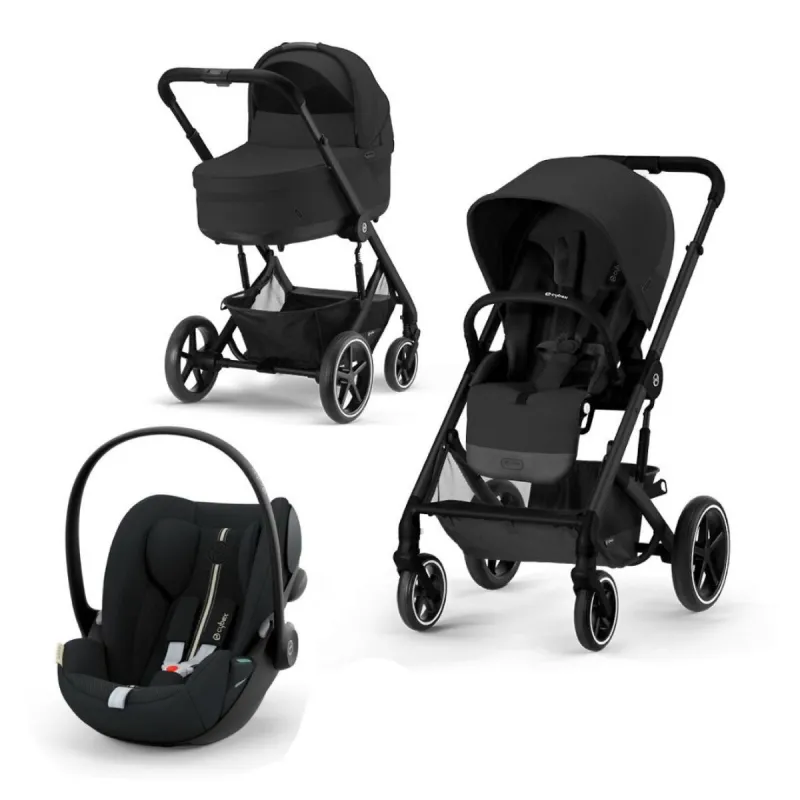CYBEX KOLICA BALIOS 3U1 MOON BLACK (KOLICA,KORPA ,AUTOSJEDALICA CLOUD G I-SIZE)