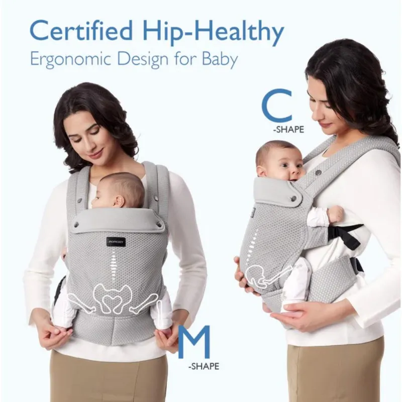 MOMCOZY KENGUR NOSILJKA  AIR MESH-GREY HC014-GR00NB-B 