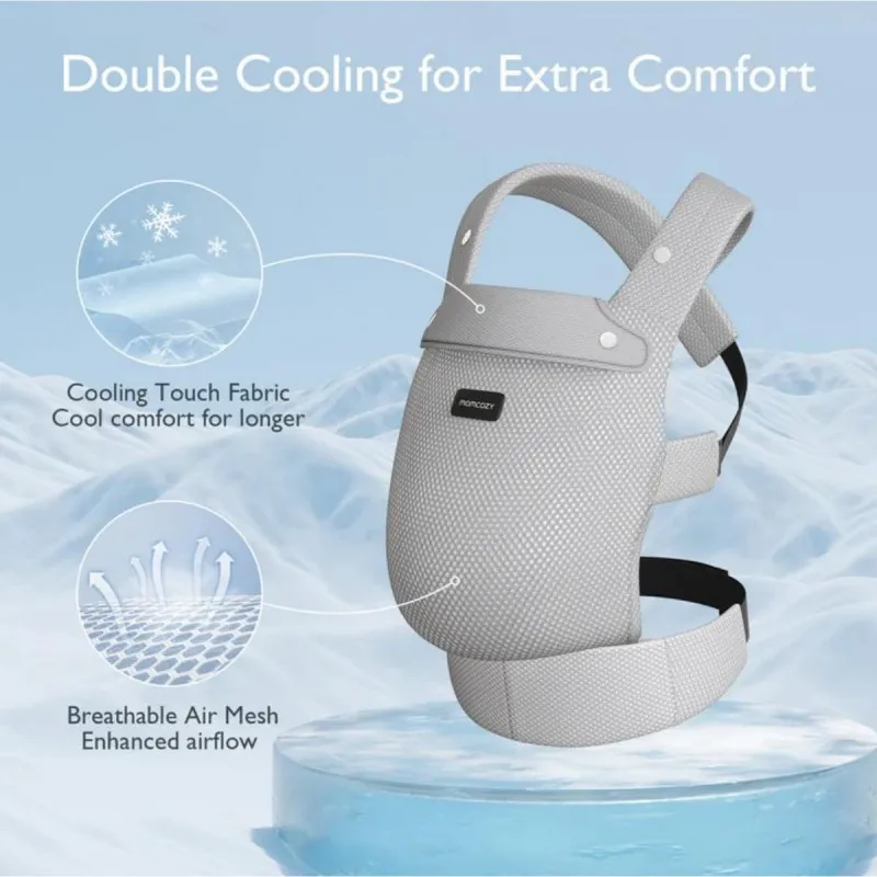 MOMCOZY KENGUR NOSILJKA  AIR MESH-GREY HC014-GR00NB-B 
