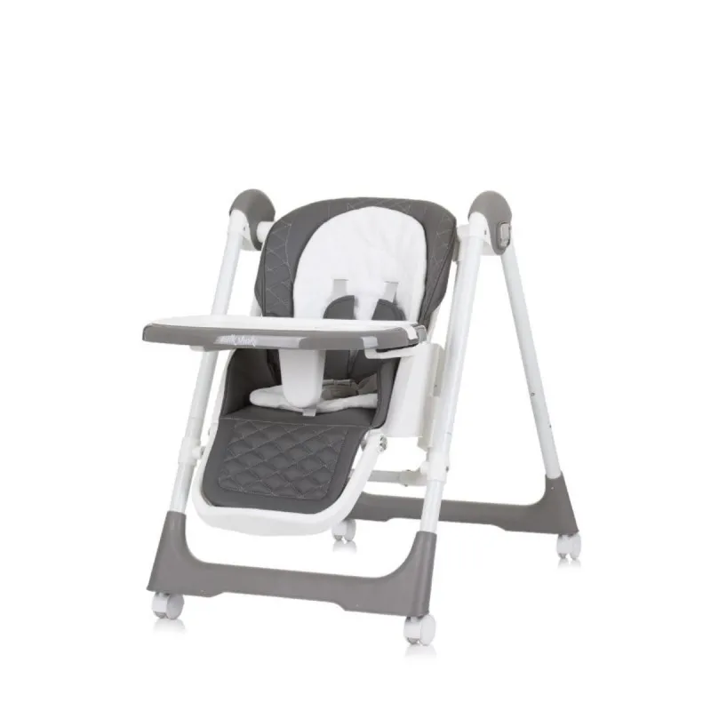CHIPOLINO STOLICA ZA HRANJENJE I LJULJA 2U1 MILK SHAKE GRANITE STHMS02404GN