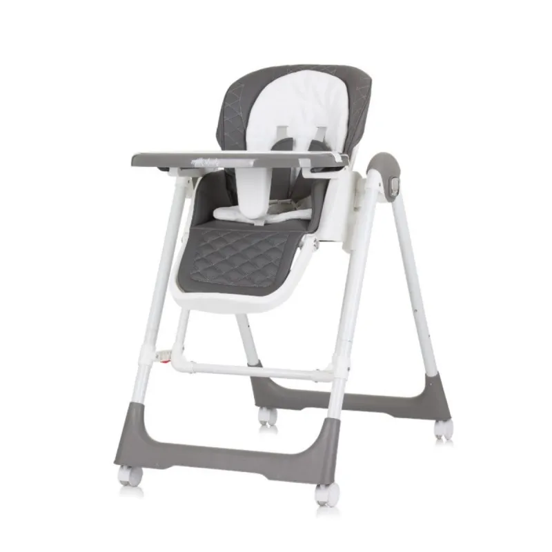 CHIPOLINO STOLICA ZA HRANJENJE I LJULJA 2U1 MILK SHAKE GRANITE STHMS02404GN