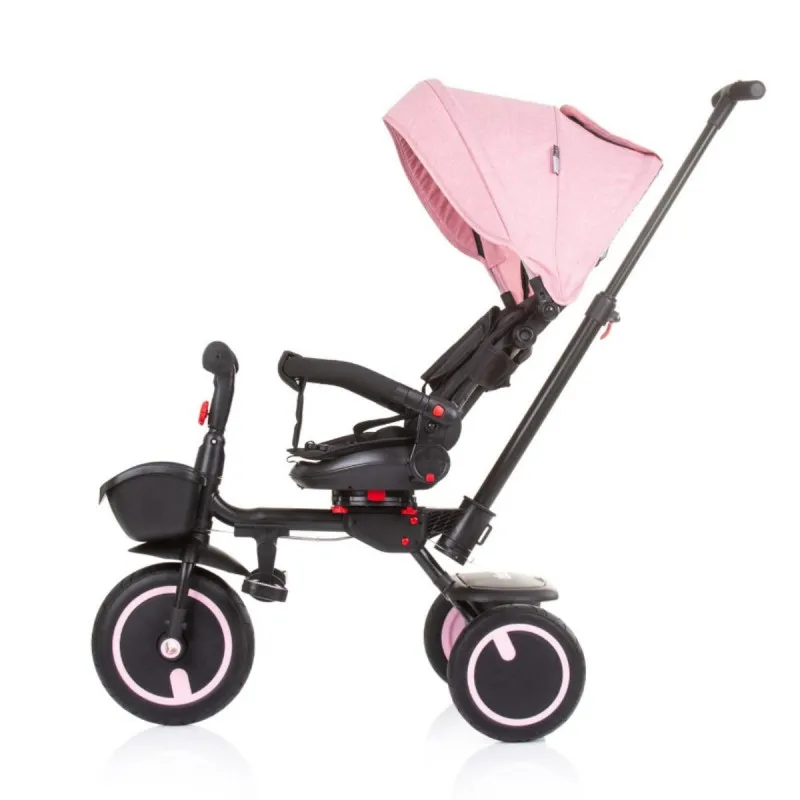 CHIPOLINO SKLOPIVI TRICIKL QUICK FOLD ROSE WATER TRKQF025RW