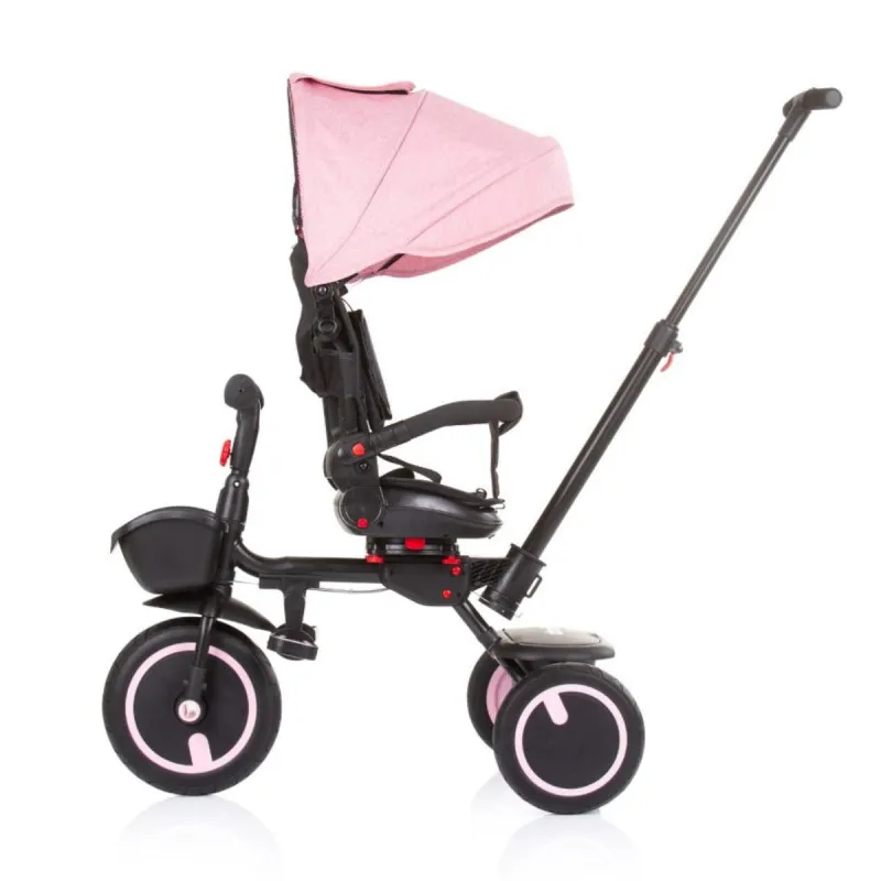 CHIPOLINO SKLOPIVI TRICIKL QUICK FOLD ROSE WATER TRKQF025RW