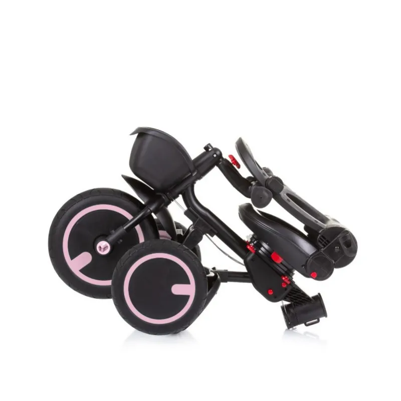 CHIPOLINO SKLOPIVI TRICIKL QUICK FOLD ROSE WATER TRKQF025RW