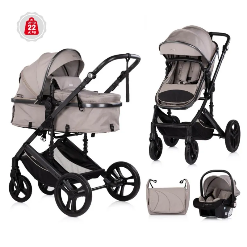 CHIPOLINO KOLICA AMORE LATTE 3U1 KKAM02603LA 