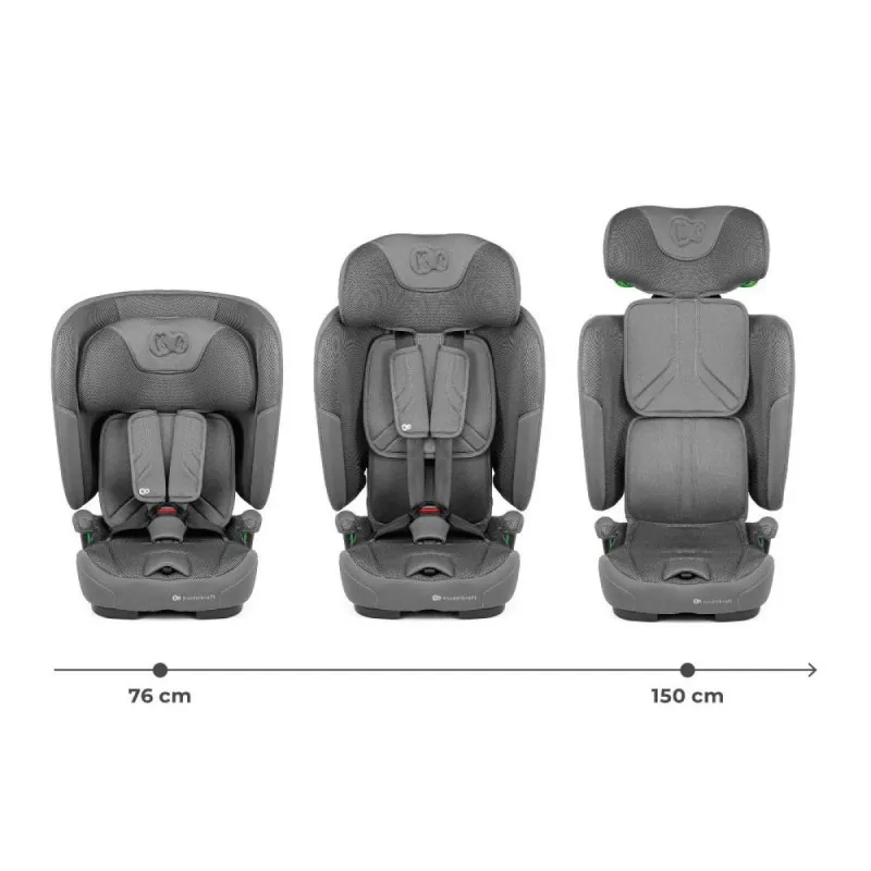 KINDERKRAFT AUTOSJEDALICA FIX2GO I-SIZE GREY 52827 