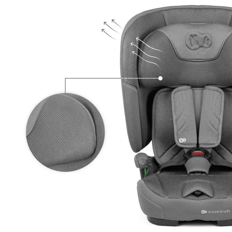 KINDERKRAFT AUTOSJEDALICA FIX2GO I-SIZE GREY 52827 