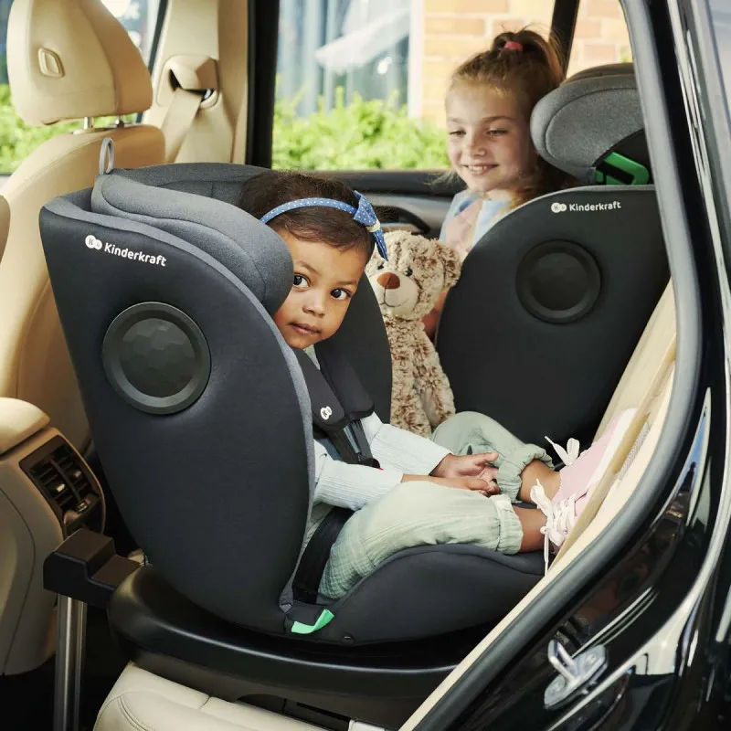 KINDERKRAFT AUTOSJEDALICA I-360 I-SIZE BLACK 44329 