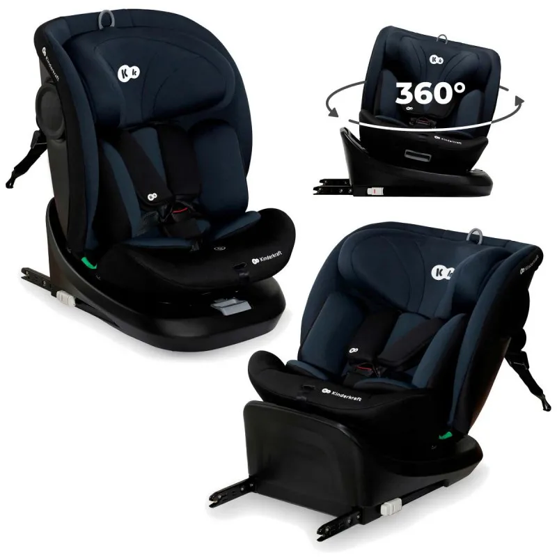 KINDERKRAFT AUTOSJEDALICA I-GROW I-SIZE BLACK 48384
