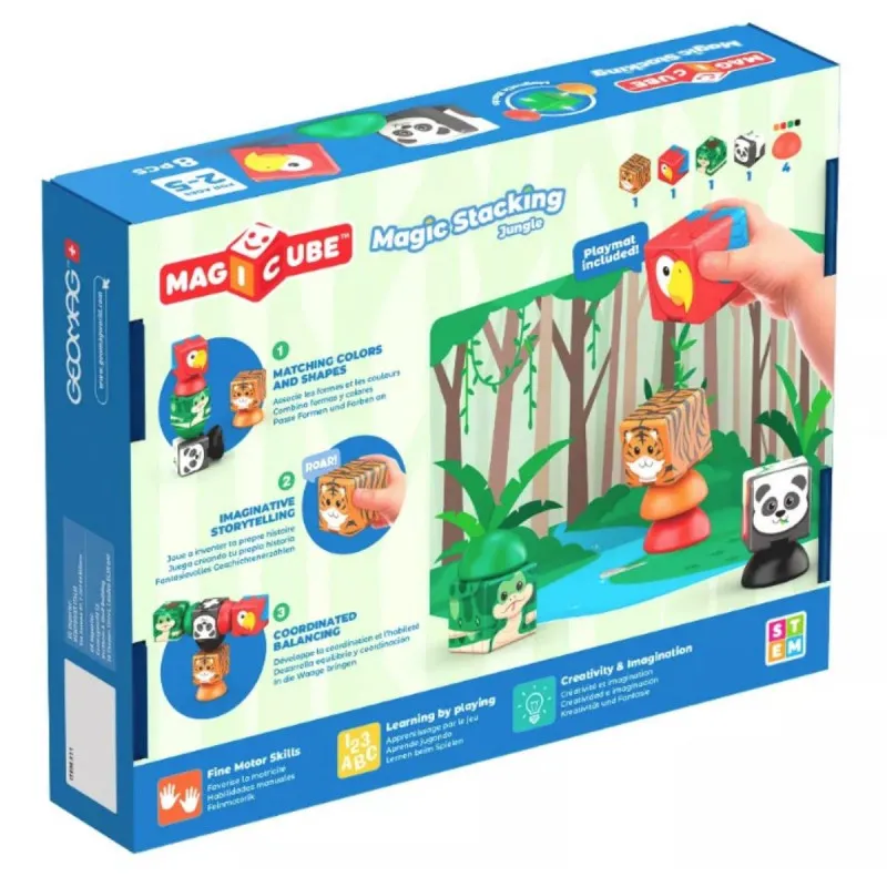 GEOMAG MAGICUBE KOCKE SLAGANJE JUNGLE 8 311