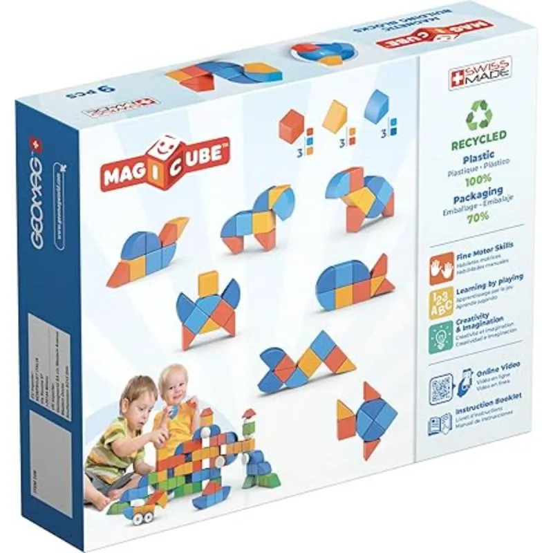 GEOMAG MAGICUBE KOCKE RE 3 OBLIKA ANIMALS 9 208