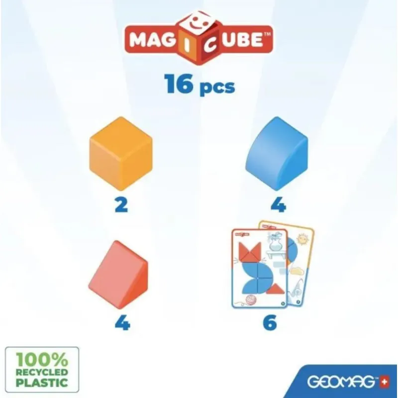 GEOMAG MAGICUBE MAGNETNE KOCKE RE BLOCKS&CARDS 16 307