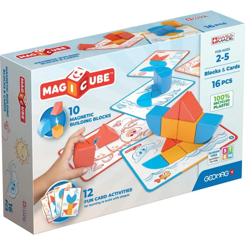 GEOMAG MAGICUBE MAGNETNE KOCKE RE BLOCKS&CARDS 16 307