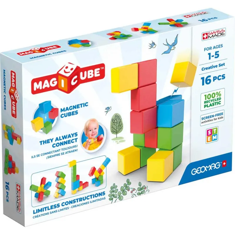 GEOMAG MAGICUBE MAGNETNE KOCKE RE CREATIVE SET 16 247