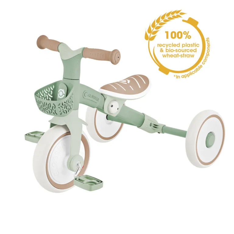 GLOBBER TRICIKL LEARN TRIKE 2U1+ ECO SAUGE VEGB0000737-109