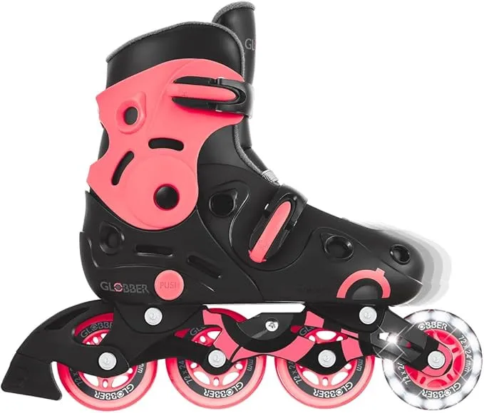 GLOBBER ROLERI GO SKATE T34-37 BLK PINK ROGB0000785-110