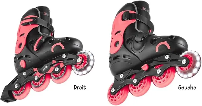 GLOBBER ROLERI GO SKATE T34-37 BLK PINK ROGB0000785-110
