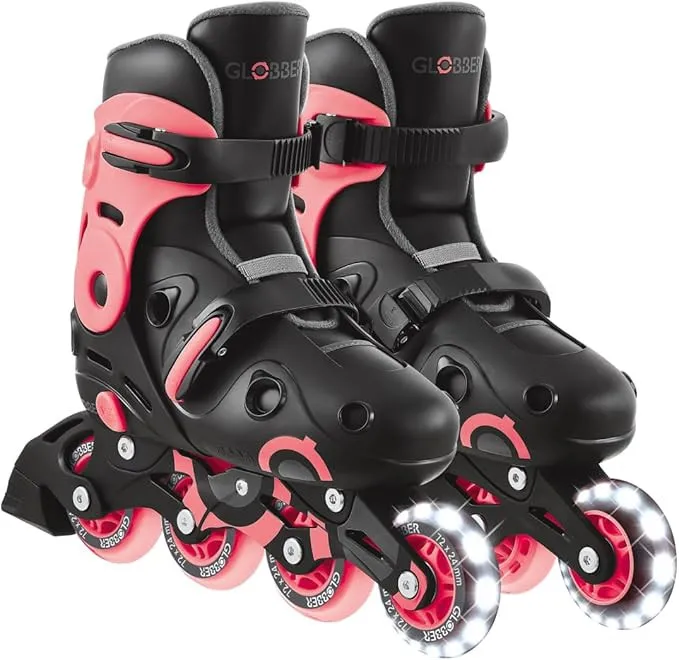 GLOBBER ROLERI GO SKATE T34-37 BLK PINK ROGB0000785-110