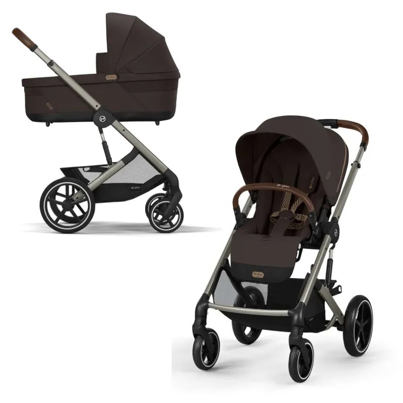 CYBEX KOLICA BALIOS 2U1 CHOCOLATE (KOLICA I KORPA)