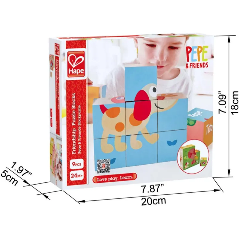 HAPE DRVENE KOCKE ZA IGRANJE E0452