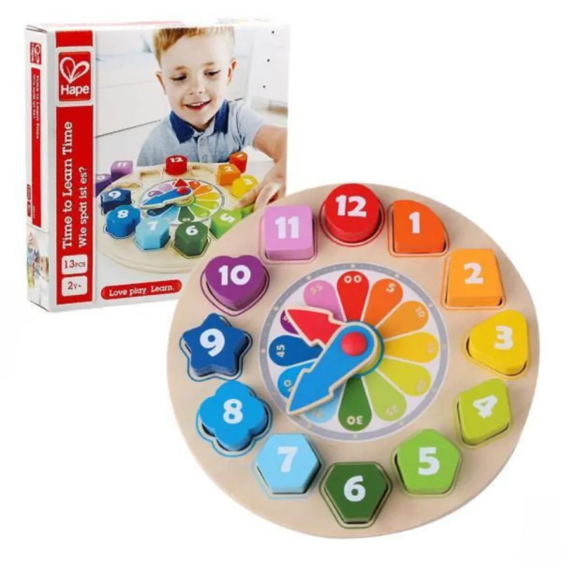 HAPE DRVENI SAT EDUKATIVNA IGRACKA E1622