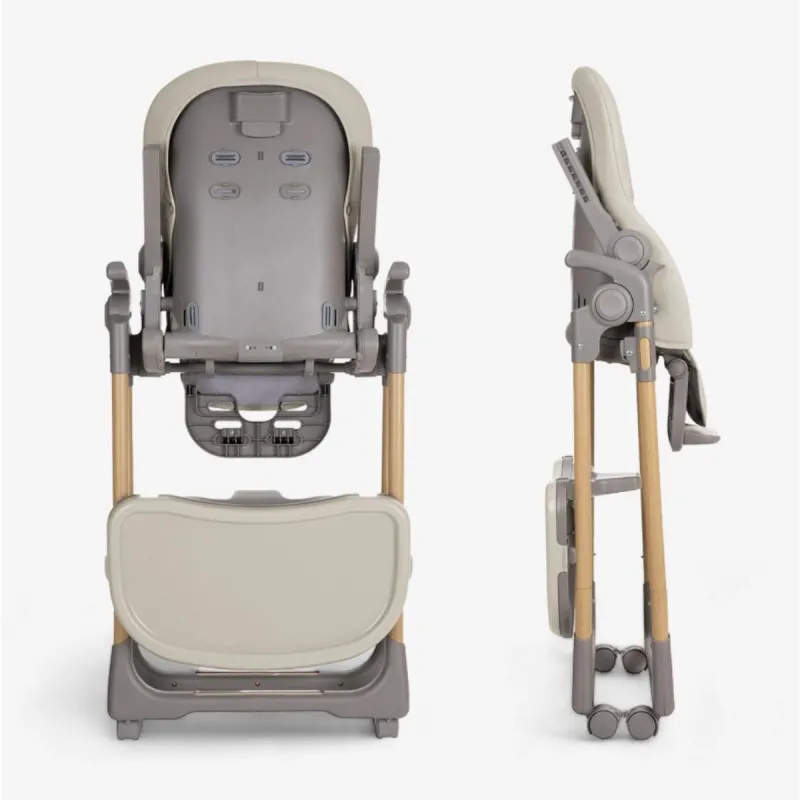 KIKKA BOO STOLICA ZA HRANJENJE OLIVE BEIGE 31004010181