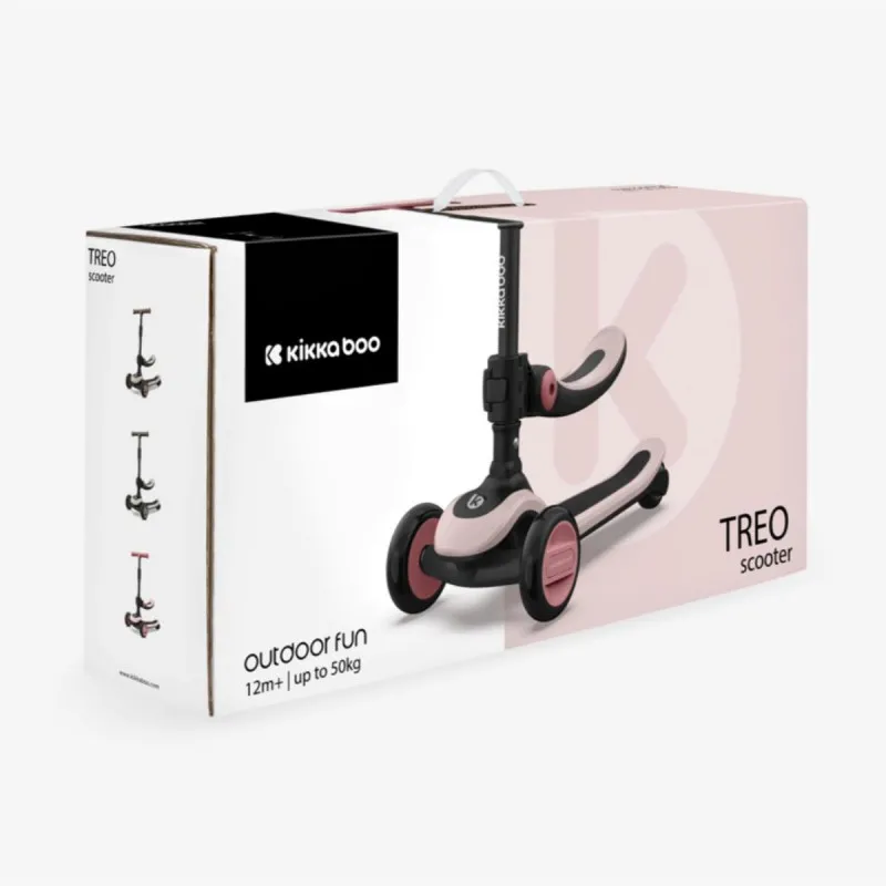 KIKKA BOO TROTINET TREO 2U1 PINK 31006010136 