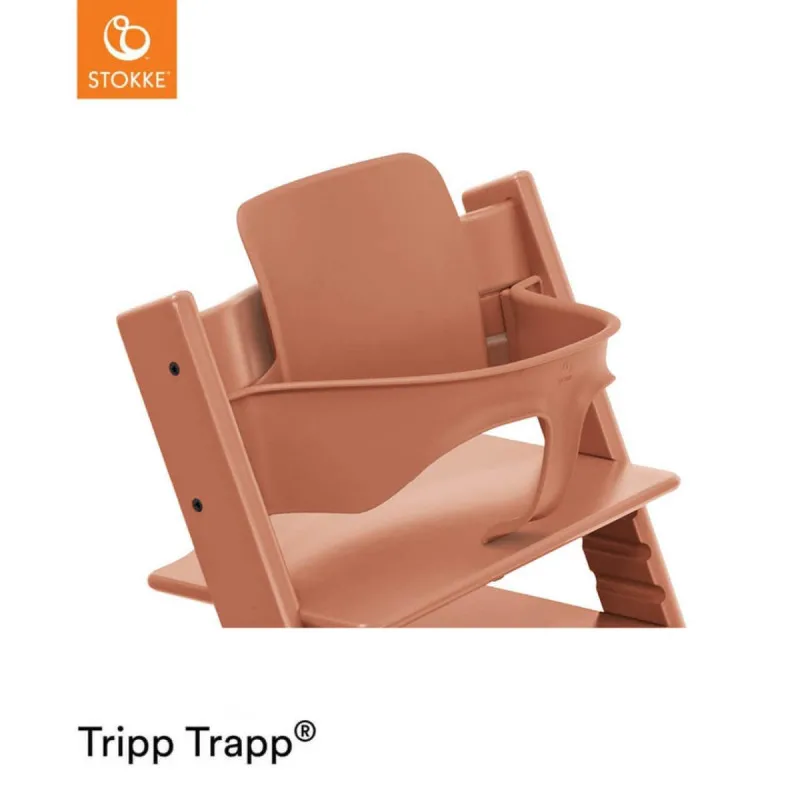 STOKKE BEBI SET TRIPP TRAPP TERRACOTTA 650008