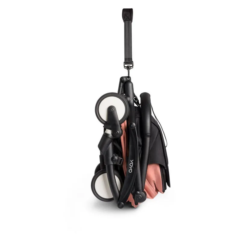 STOKKE KOLICA 2U1 YOYO KONSTRUKCIJA BLACK, SPORTSKO SJEDISTE GINGER I KORPA GINGER 