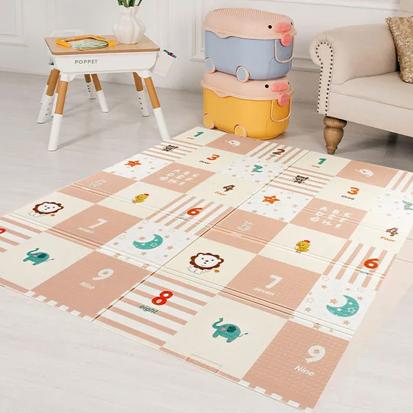 HOT MOM BBO SKLOPIVA PODLOGA ZA IGRU OD PJENE-ELEPHANT&BABY ANIMALS CC6603-1